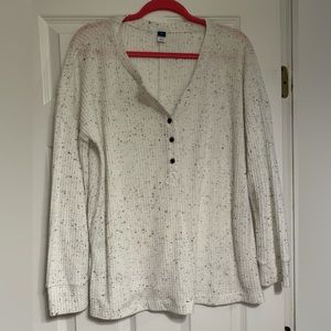Old Navy Waffle-Knit Henley Shirt